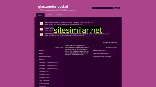 glaszonderlood.nl alternative sites
