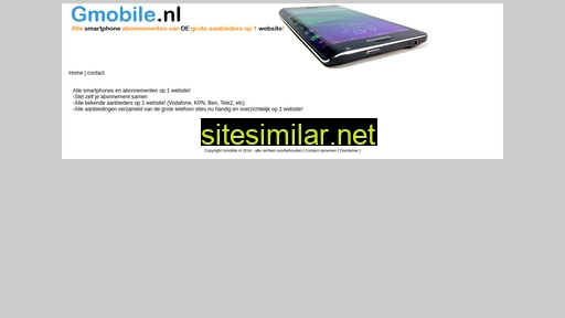 gmobile.nl alternative sites