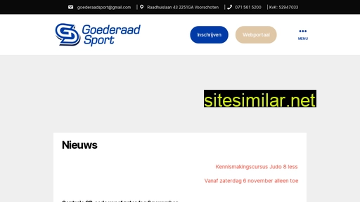 goederaadsport.nl alternative sites