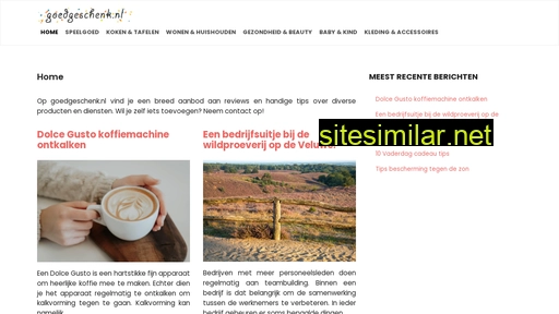 goedgeschenk.nl alternative sites