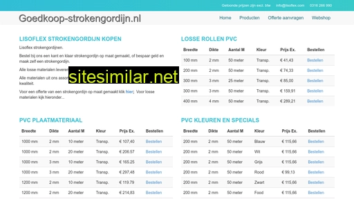goedkoop-strokengordijn.nl alternative sites