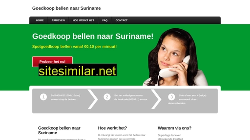 goedkoopbellennaarsuriname.nl alternative sites