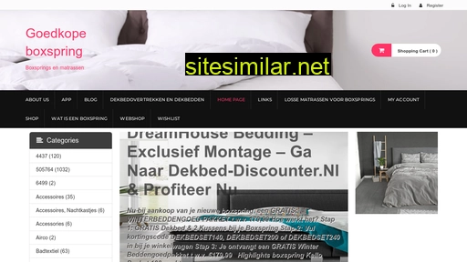 goedkoopsteelectrischeboxspring.nl alternative sites