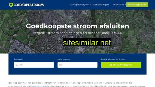 goedkoopstestroomvergelijken.nl alternative sites