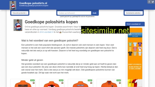 goedkope-poloshirts.nl alternative sites