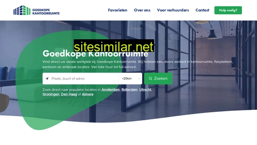goedkopekantoorruimte.nl alternative sites