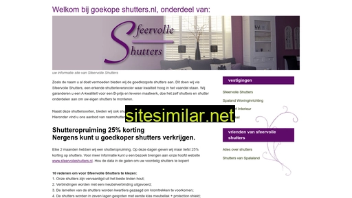 goedkopeshutters.nl alternative sites
