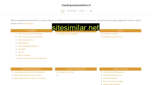 goedkopevakantielinks.nl alternative sites