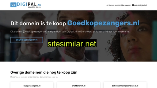 goedkopezangers.nl alternative sites