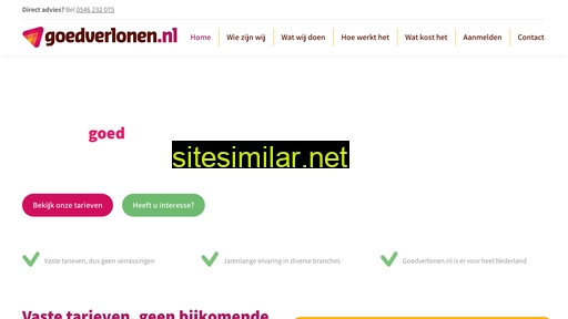 goedverlonen.nl alternative sites