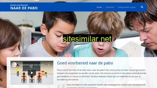 goedvoorbereidnaardepabo.nl alternative sites