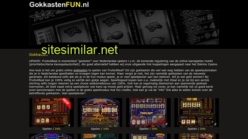 gokkasten-fun.nl alternative sites