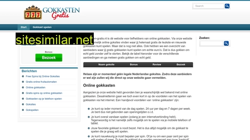 gokkasten-gratis.nl alternative sites