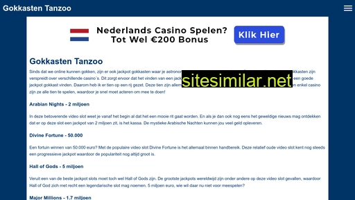 gokkasten-tanzoo.nl alternative sites