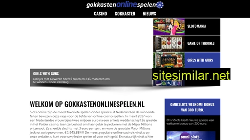 gokkastenonlinespelen.nl alternative sites