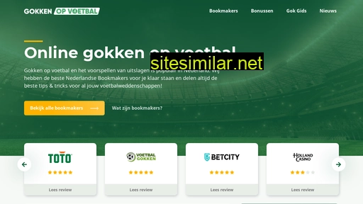 gokkenopvoetbal.nl alternative sites