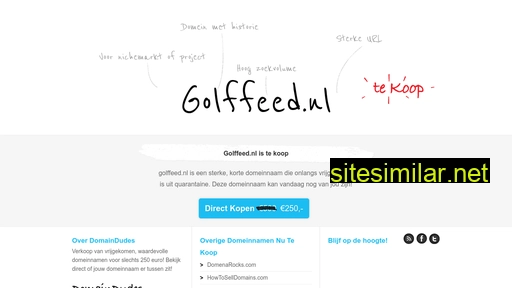 golffeed.nl alternative sites