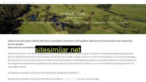 golfinvoorst.nl alternative sites