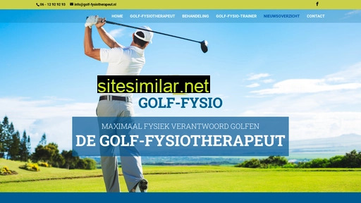 Golf-fysiotherapeut similar sites