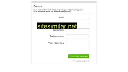 go-pro.nl alternative sites