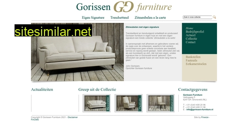 gorissen-furniture.nl alternative sites