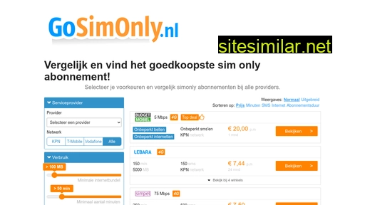 gosimonly.nl alternative sites