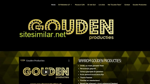 Goudenproducties similar sites