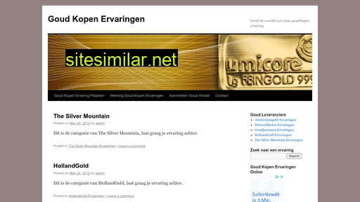 goudkopenervaringen.nl alternative sites