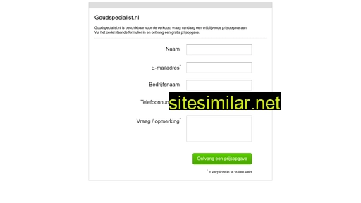 goudspecialist.nl alternative sites