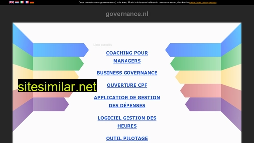 Governance similar sites