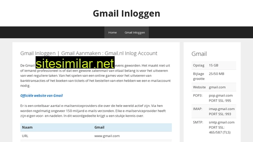 g-email.nl alternative sites