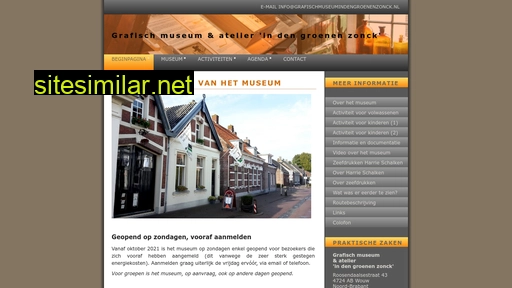 grafischmuseumindengroenenzonck.nl alternative sites