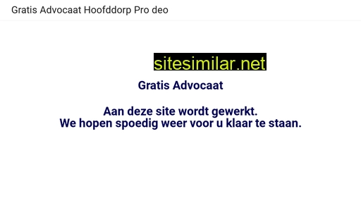 gratisadvocaat.nl alternative sites