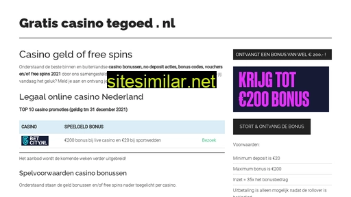 gratiscasinozonderstorting.nl alternative sites