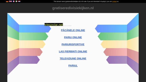 gratiseredivisiekijken.nl alternative sites