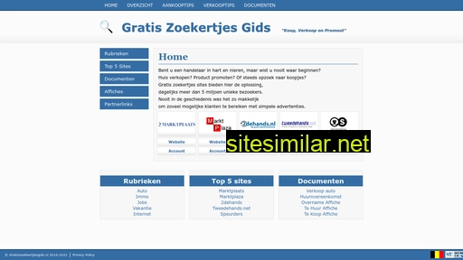 gratiszoekertjesgids.nl alternative sites