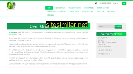 greencem.nl alternative sites