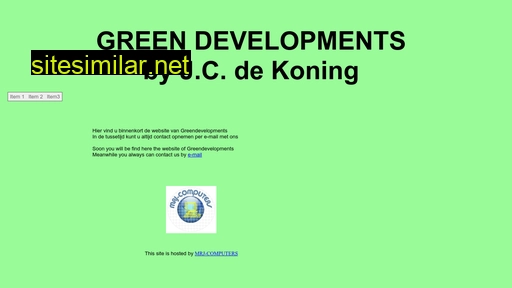 greendevelopments.nl alternative sites