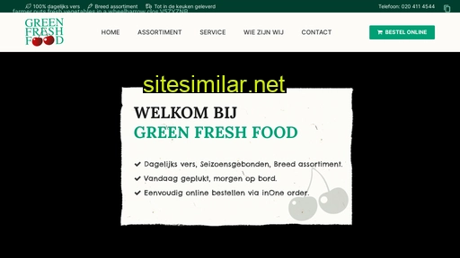 greenfreshfood.nl alternative sites