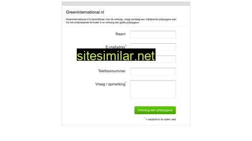 greeninternational.nl alternative sites