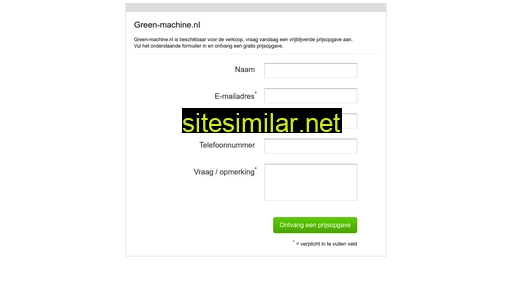 green-machine.nl alternative sites