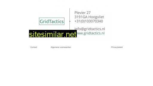 gridtactics.nl alternative sites