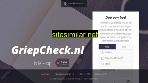 griepcheck.nl alternative sites