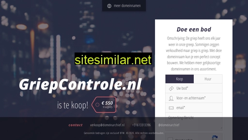 griepcontrole.nl alternative sites