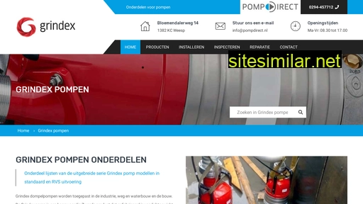 grindexpompen-onderdelen.nl alternative sites