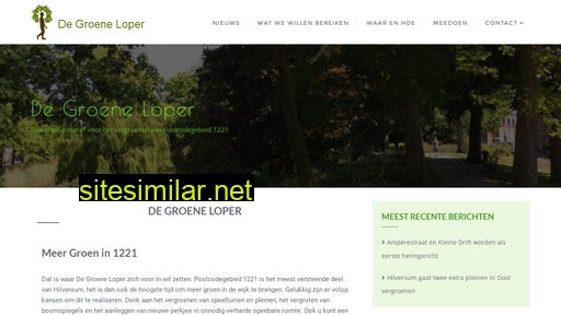 groeneloper1221.nl alternative sites