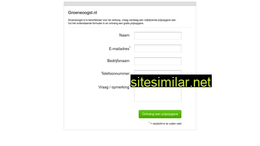 groeneoogst.nl alternative sites