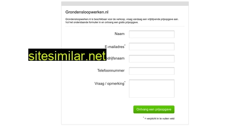 grondensloopwerken.nl alternative sites
