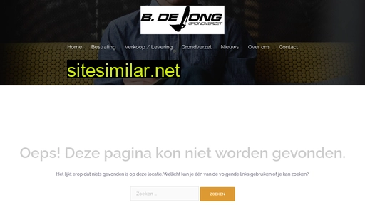 grondverzetdejong.nl alternative sites