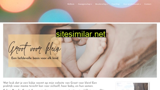 grootvoorklein.nl alternative sites